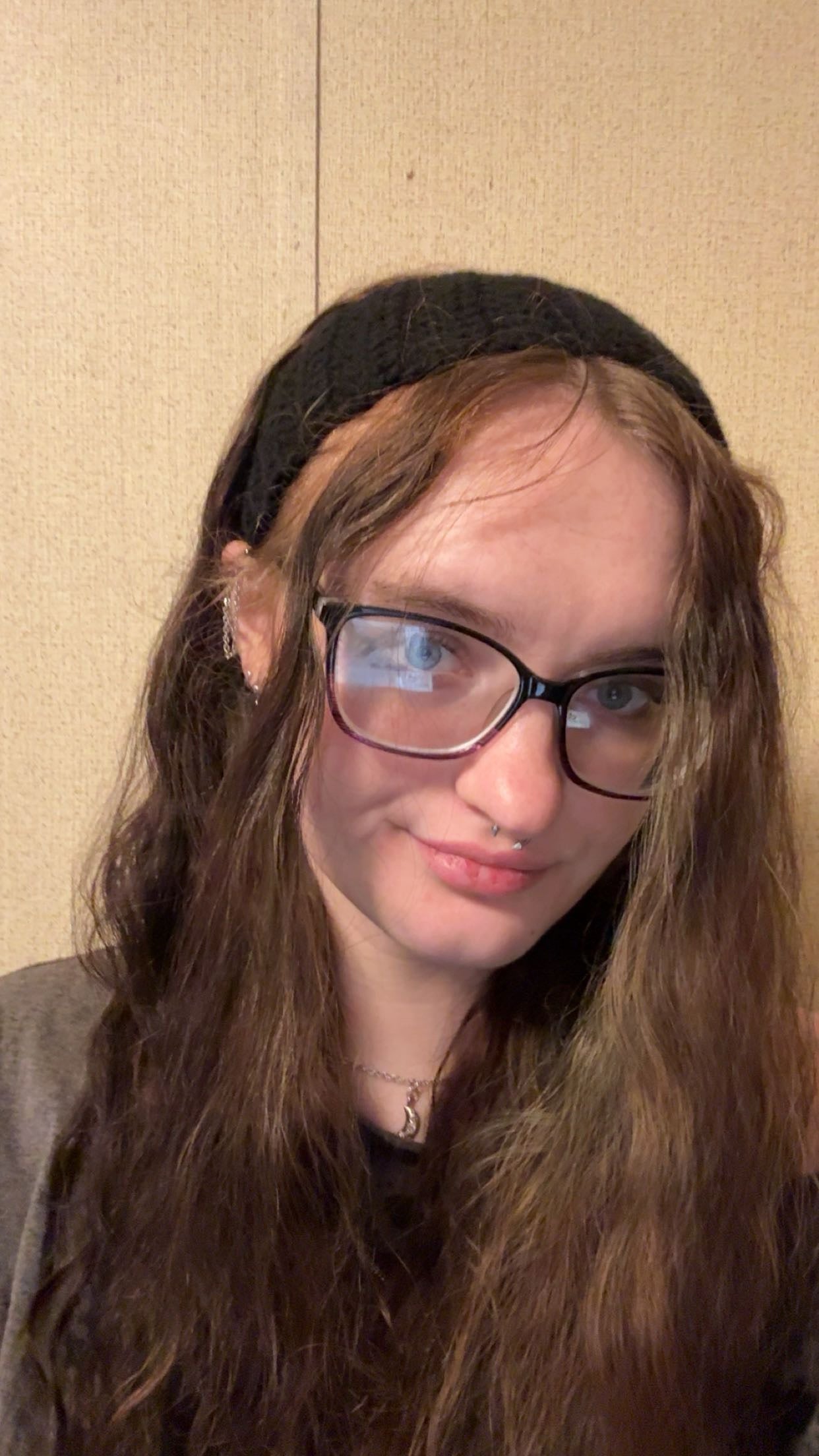 Black Crochet Headband